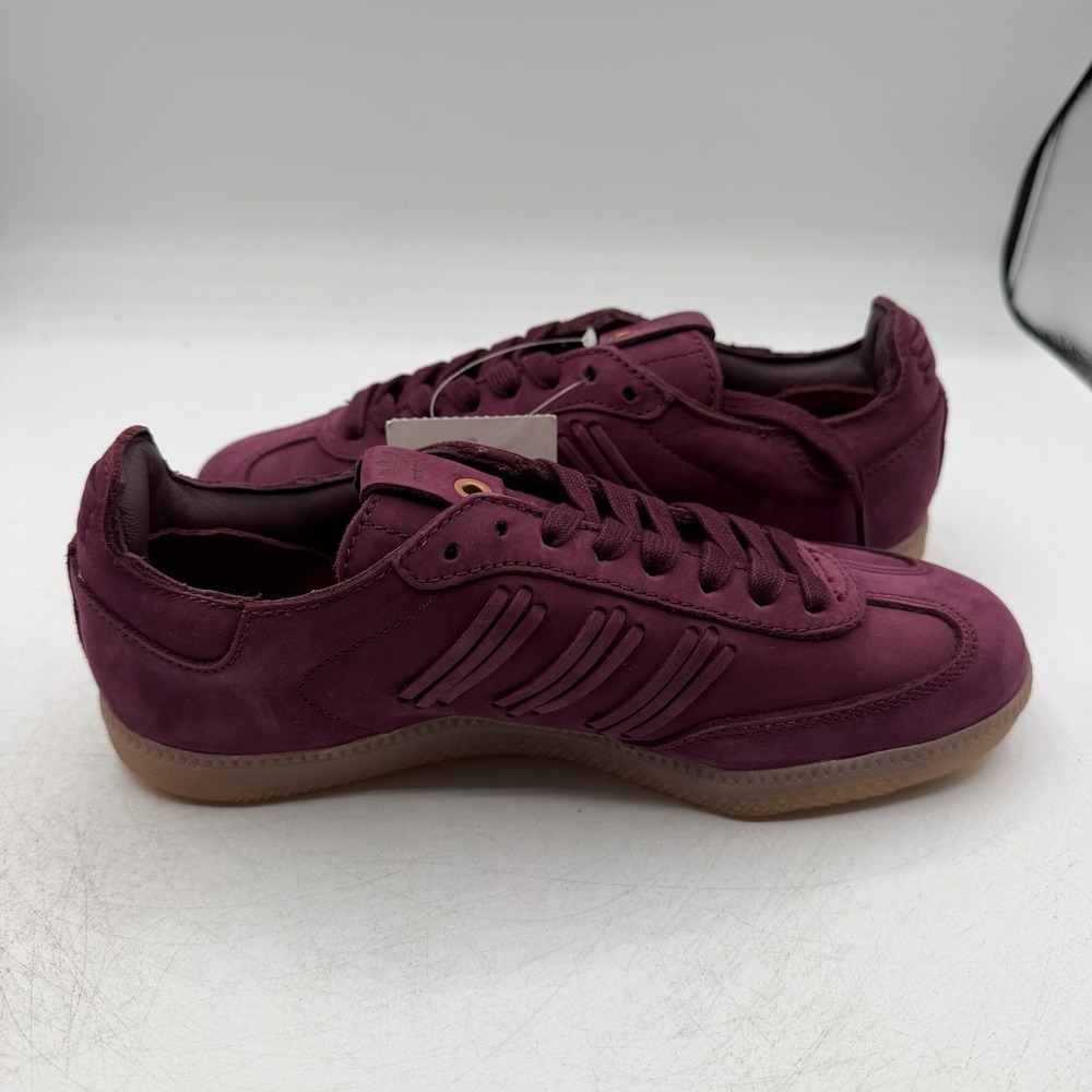 Adidas Samba Deep Hue Pack Shoes Womens Sz 6 Burgundy/Maroon Gum Sneakers BY2834 - Picture 7 of 15